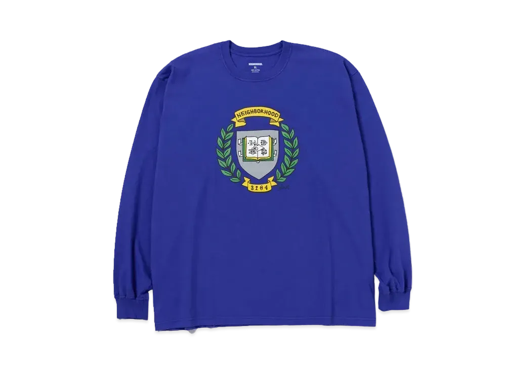 NEIGHBORHOOD NH Tee LS-4 "Blue"