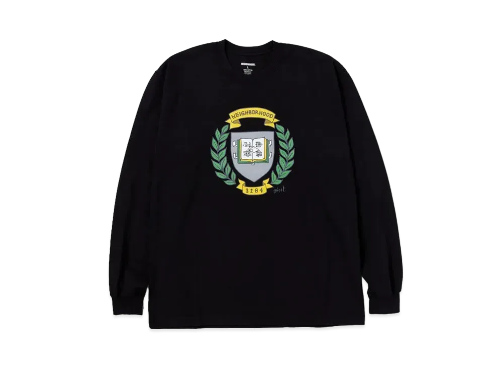 NEIGHBORHOOD NH Tee LS-4 "Black"