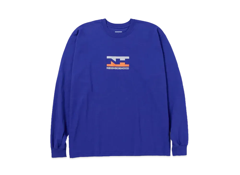 NEIGHBORHOOD NH Tee LS-5 "Blue"