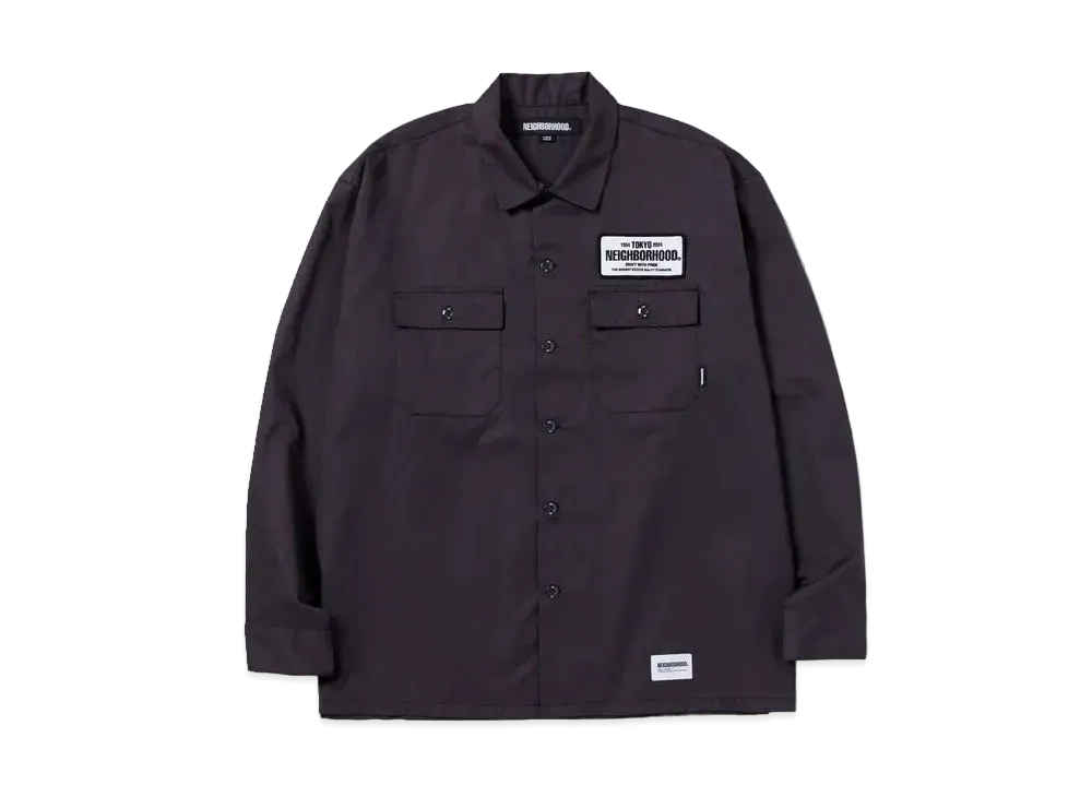 NEIGHBORHOOD Classic Work Shirt LS "Charcoal"