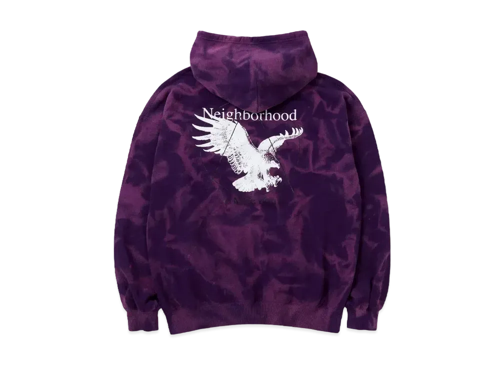 NEIGHBORHOOD Tie-Dye Sweat Parka LS "Purple"