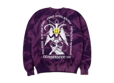 NEIGHBORHOOD Tie-Dye Sweat Shirt LS "Purple"