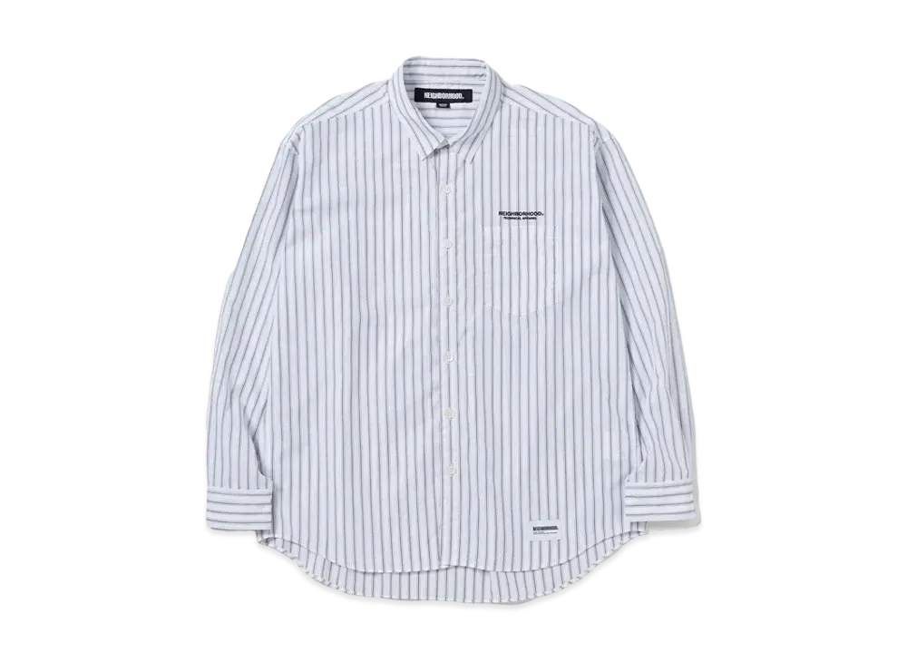 NEIGHBORHOOD Stripe Shirt LS "White"