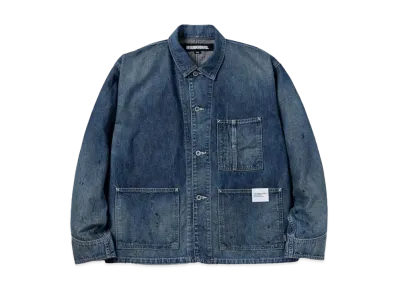 NEIGHBORHOOD Washed Short Coverall Jacket "Indigo"