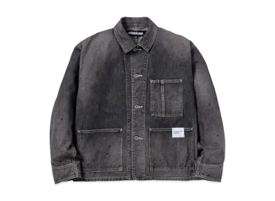 NEIGHBORHOOD Washed Short Coverall Jacket "Black"