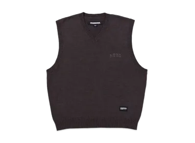 NEIGHBORHOOD Plain V-Neck Vest "Charcoal"