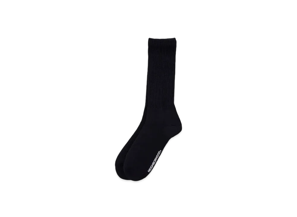 NEIGHBORHOOD Plain Socks "Black"