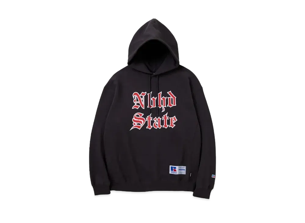 NEIGHBORHOOD NH X Russell Athletic . Sweatparka LS "Black"