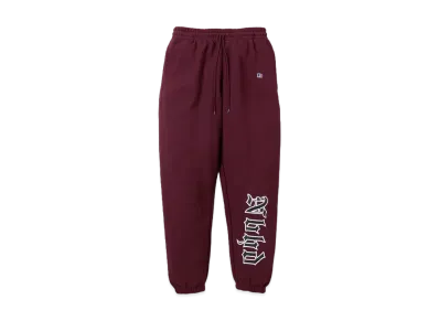 NEIGHBORHOOD NH X Russell Athletic . Sweat Pants "Burgundy"
