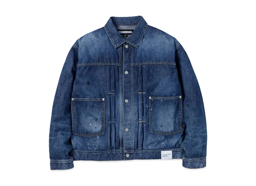 NEIGHBORHOOD Washed Lightweight Denim Jacket 