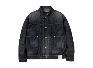 NEIGHBORHOOD Washed Lightweight Denim Jacket "Black"