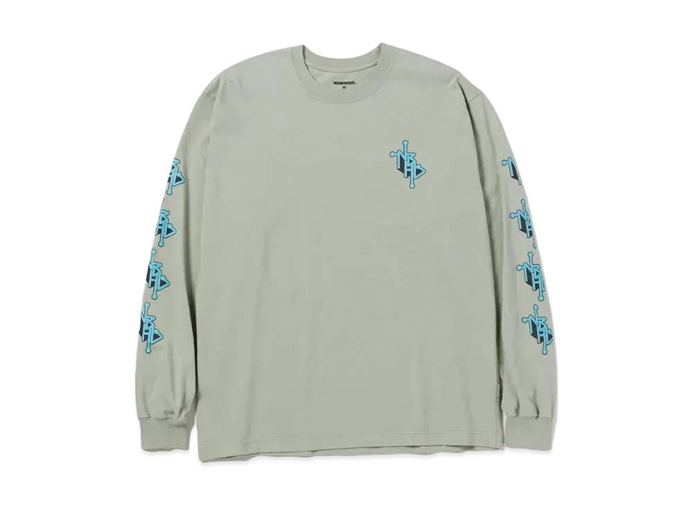 NEIGHBORHOOD NH . Tee LS-12 "Sage Green"
