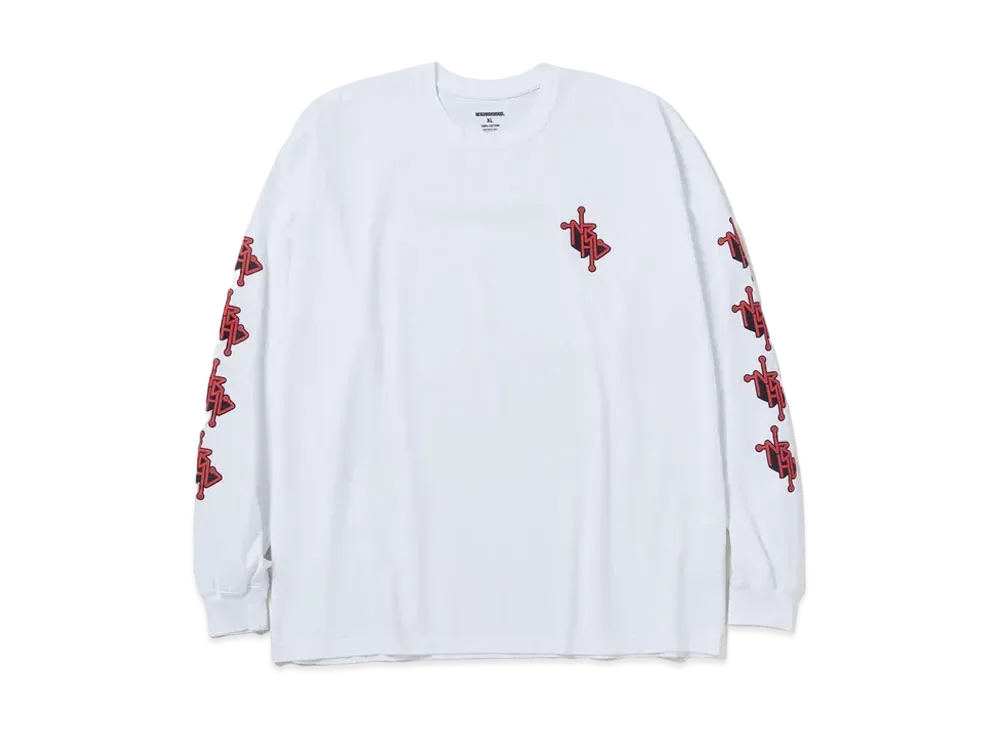 NEIGHBORHOOD NH . Tee LS-12 "White"