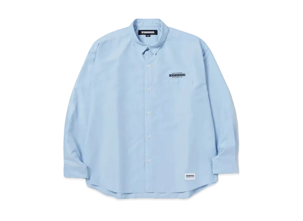 NEIGHBORHOOD Plain Shirt LS "Blue"