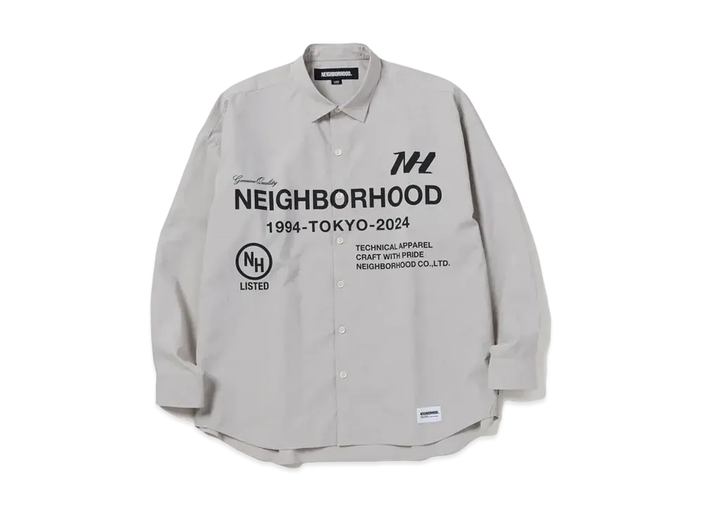 NEIGHBORHOOD Over Shirt LS "Gray"