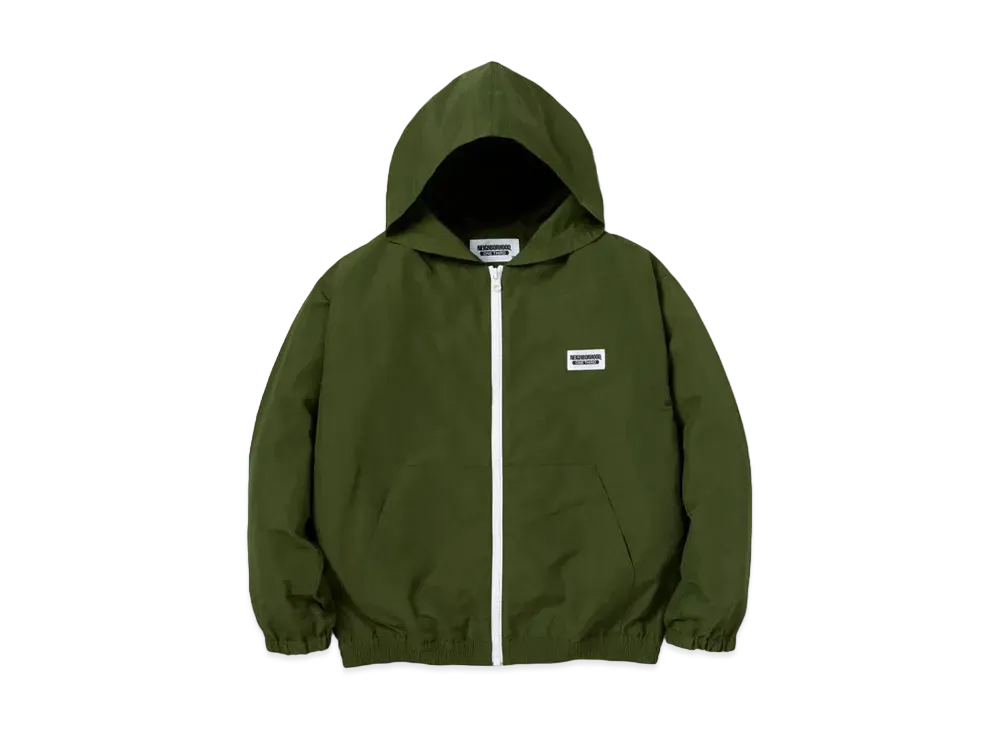 NEIGHBORHOOD OT . Zip Up Hooded Jacket "Green"