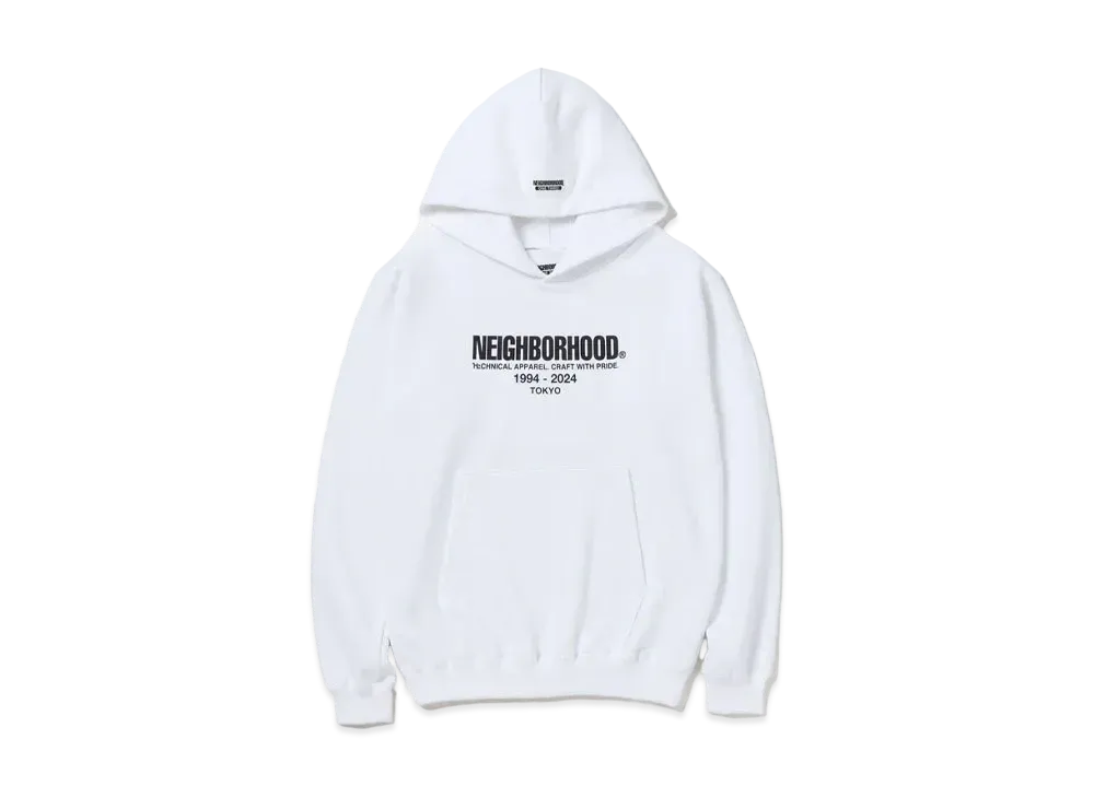 NEIGHBORHOOD OT . Sweat Parka LS-2 "White"