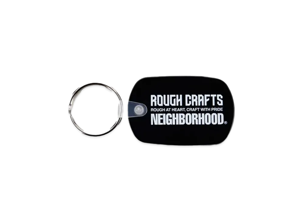 NEIGHBORHOOD x ROUGH CRAFTS . Keyholder "Black"