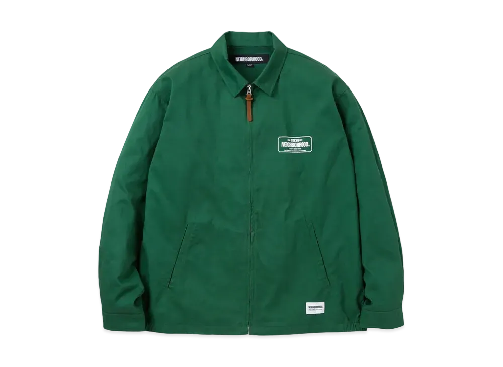 NEIGHBORHOOD Zip Work Jacket "Green"