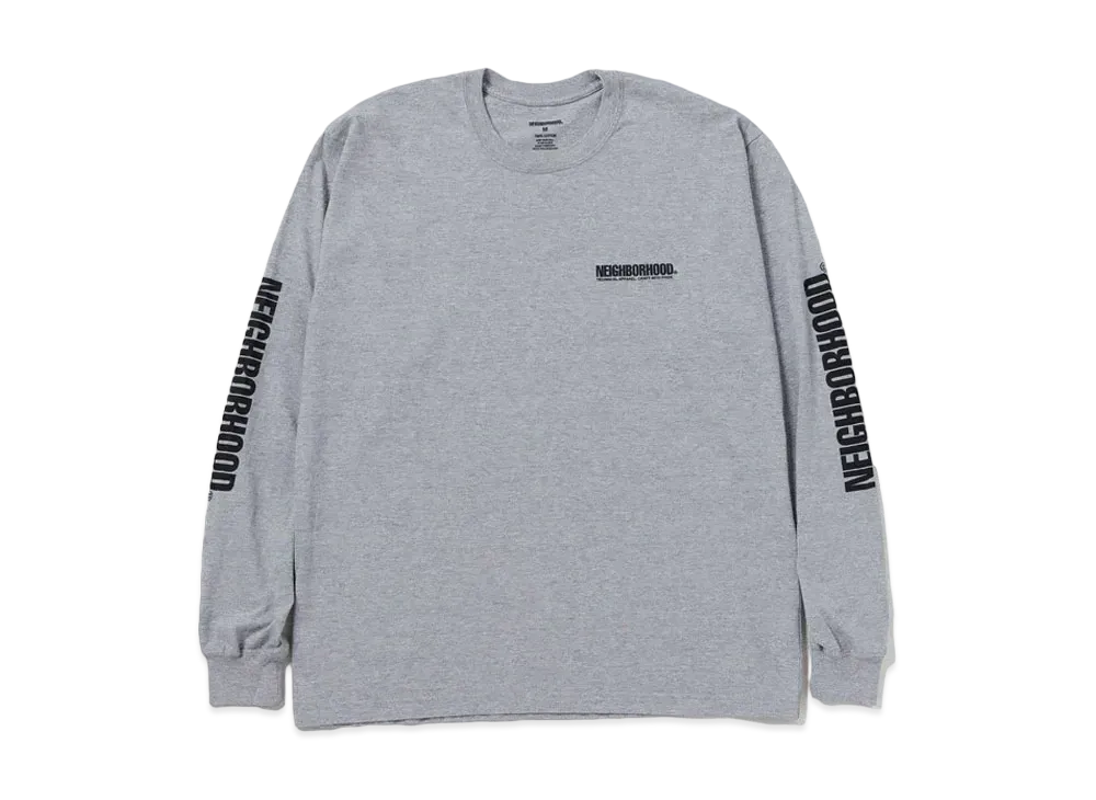 NEIGHBORHOOD NH . Tee LS-1 "Gray"