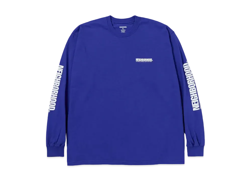 NEIGHBORHOOD NH . Tee LS-1 "Blue"