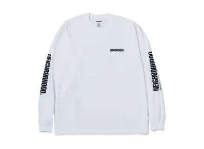 NEIGHBORHOOD NH . Tee LS-1 "White"