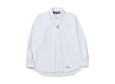 NEIGHBORHOOD Medal & Cross Embroidery Shirt LS "White"