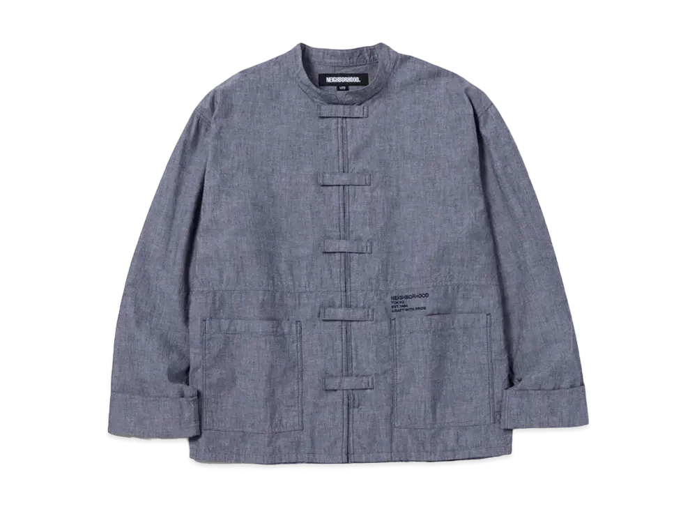 NEIGHBORHOOD KF Shirt LS "Indigo"
