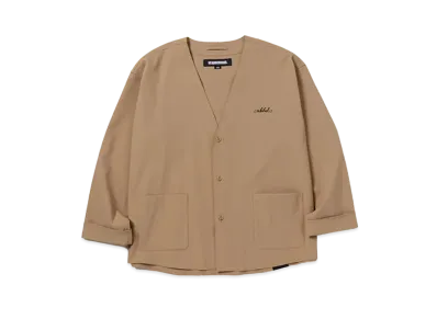 NEIGHBORHOOD No Collar Shirt LS "Beige"