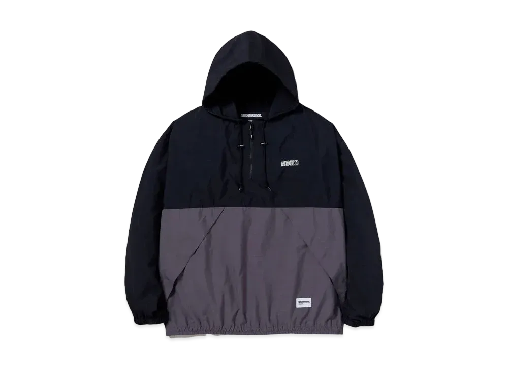 NEIGHBORHOOD Bicolor Anorak Jacket "Black"
