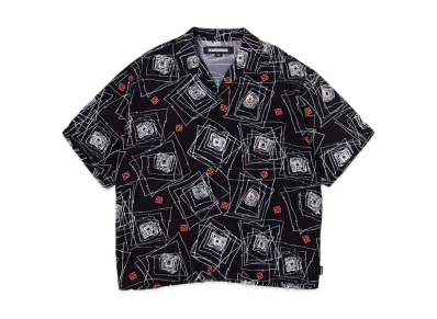 NEIGHBORHOOD Geometric Hawaiian Shirt SS "Black"