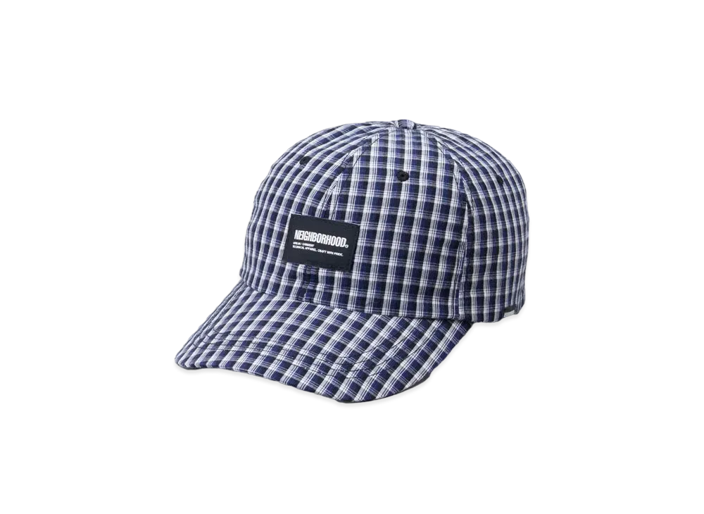 NEIGHBORHOOD Gingham Hombre Check Dad Cap "Navy"