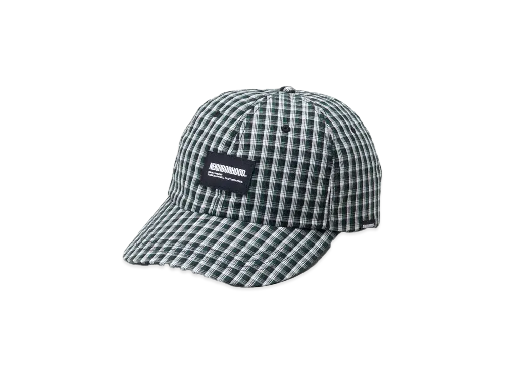 NEIGHBORHOOD Gingham Hombre Check Dad Cap "Green"