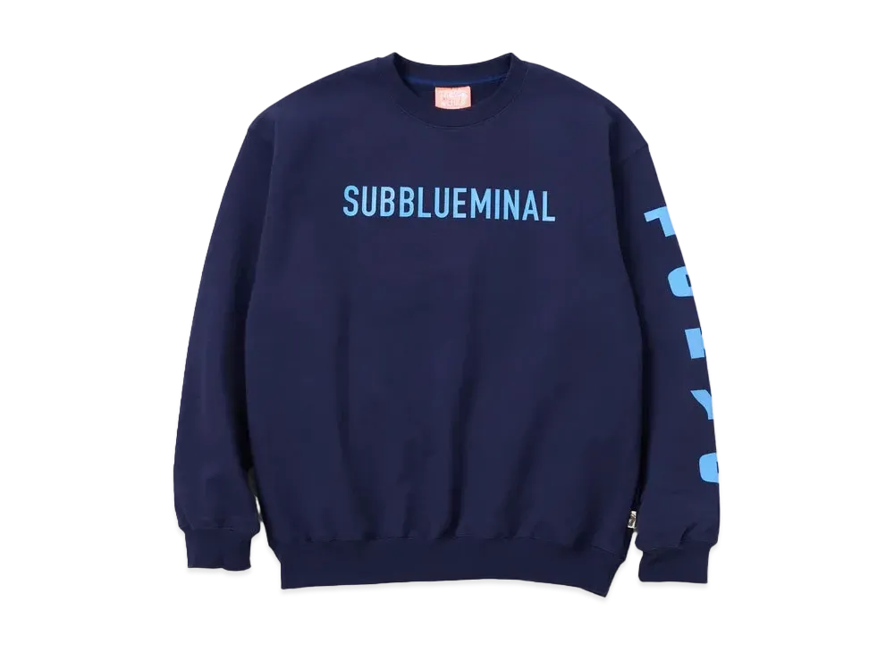 NEIGHBORHOOD x SUBBLUEMINALTOKYO . Sweatshirt LS "Navy"