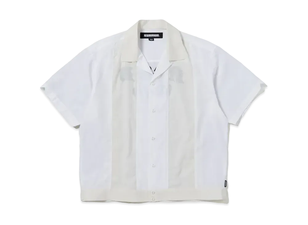 NEIGHBORHOOD Bowling Shirt SS "White x Ivory"