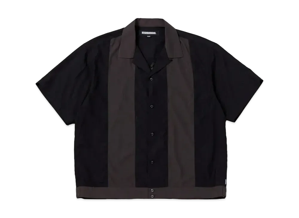 NEIGHBORHOOD Bowling Shirt SS "Black x Gray"