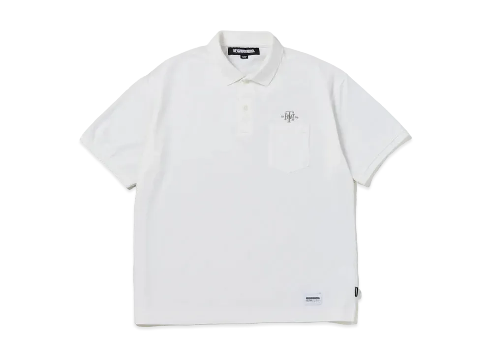 NEIGHBORHOOD Pique Classic Poloshirt SS "White"
