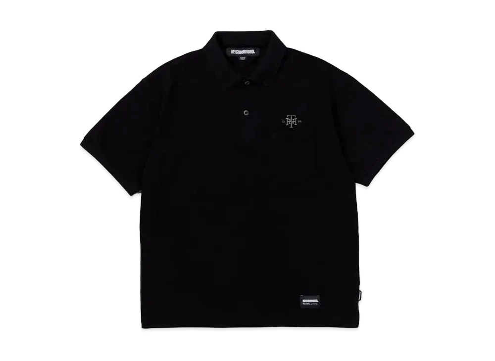 NEIGHBORHOOD Pique Classic Poloshirt SS "Black"