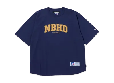 NEIGHBORHOOD x RUSSELL ATHLETIC . Crewneck SS "Navy"