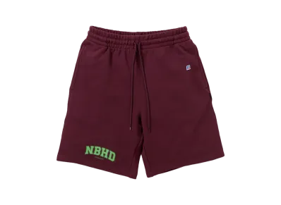 NEIGHBORHOOD x RUSSELL ATHLETIC . Sweat Short Pants "Burgundy"