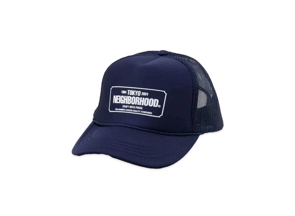 NEIGHBORHOOD OT . Mesh Cap "Navy"