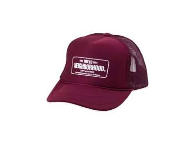 NEIGHBORHOOD OT . Mesh Cap "Burgundy"