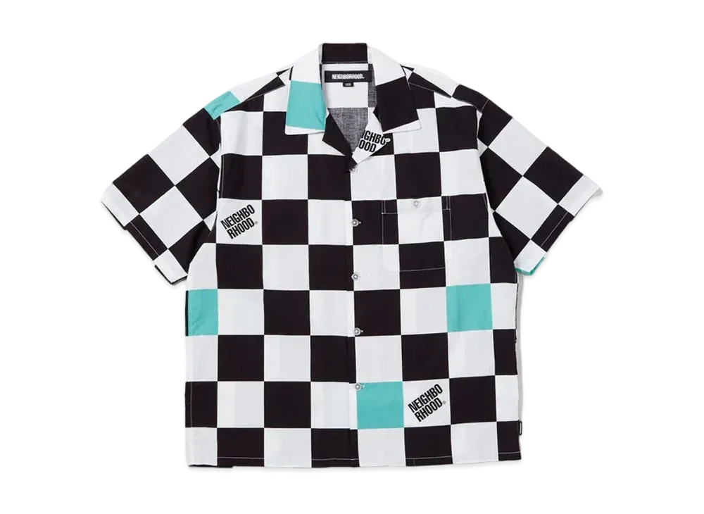 NEIGHBORHOOD Checker Shirt SS "Mint"