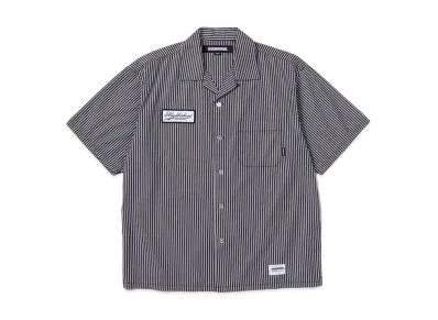 NEIGHBORHOOD Stripe Work Shirt SS "Black"