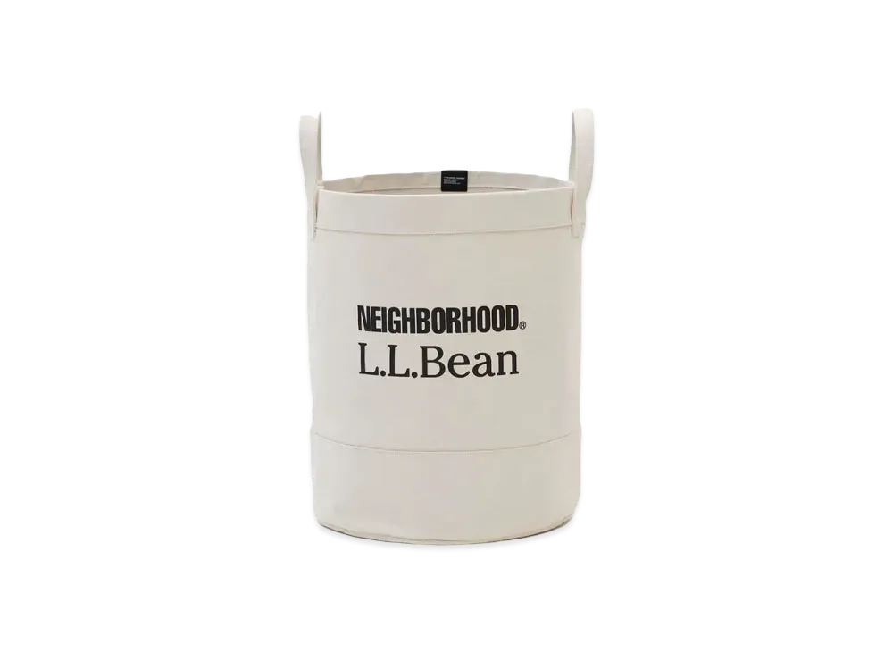 NEIGHBORHOOD x L.L.BEAN . Laundry Storage Tote "Natural"