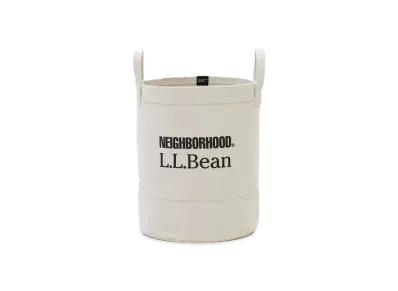 NEIGHBORHOOD x L.L.BEAN . Laundry Storage Tote "Natural"