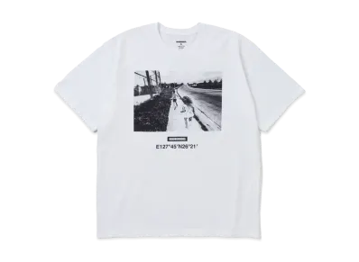 NEIGHBORHOOD x OSAMU NAGAHAMA . Tee SS-4 "White"