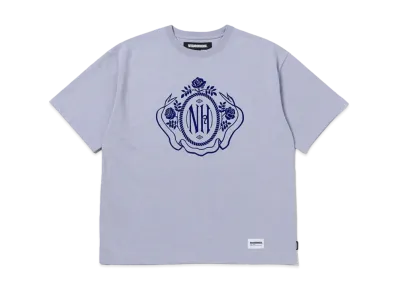 NEIGHBORHOOD Heather-Mixed Crewneck SS "Blue"