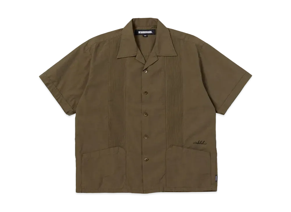 NEIGHBORHOOD Guayabera Shirt SS "Olive Drab"
