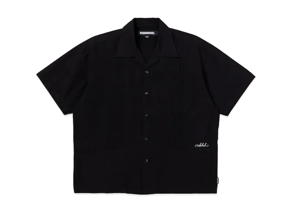 NEIGHBORHOOD Guayabera Shirt SS "Black"